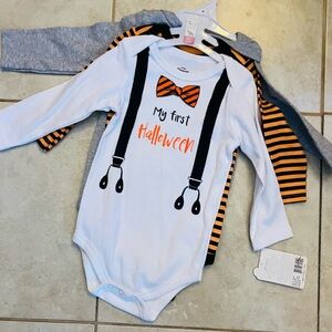 Halloween Baby Bodysuit Set